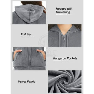 Survêtement en velours grande taille pour femmes élégantes, confortable, tendance, coupe parfaite disponible en différentes couleurs, caractéristique respirante - Product Image 5
