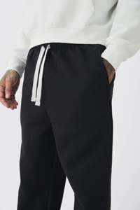 High Quality Oversized Drop Crotch <b>Joggers</b> for <b>Men</b> Custom <b>Tall</b> Sweatpants Breathable and Made in Pakistan for Autumn - Product Image 3
