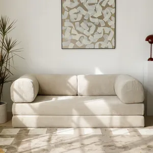 Modern oturma odası mobilya kesit kanepeler sıkıştırılabilir kanepe küçük daire çekyat