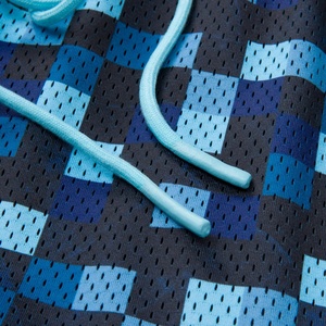 Short de sport à séchage rapide populaire pour hommes Trendy All Over Print Mesh short caustique respirant solide logo personnalisé Joggers short en maille - Product Image 5