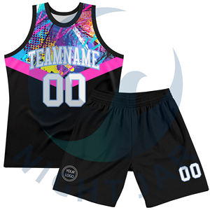 Uniforme Deportivo de Baloncesto Personalizado, Transpirable, de Talla Grande, con Diseño Digital Sublimado, para Equipos Deportivos - Product Image 6