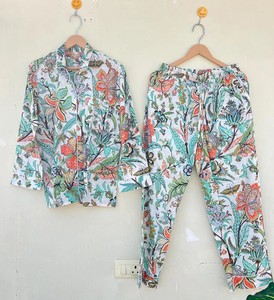 Conjunto de Pijama Estampado para Mujer, Conjunto de Pijama de Algodón Suave, Ropa de Dormir Ideal para Viajes, Regalo para Damas de Honor, Traje de Dormir de Algodón Puro - Product Image 6