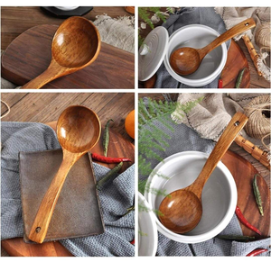 Metier Curvy Handle Premium Design Pure Kitchen Herramientas decorativas esenciales para hacer y servir jabón de madera de glowin fashion - Product Image 6