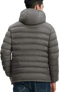 Veste matelassée unisexe, manteau d'hiver chaud, logo brodé personnalisé, prêt à expédier - Product Image 4