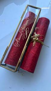 Boîte à rouleaux en verre de luxe, couleur or, design personnalisable, écologique, conçue pour une beauté intemporelle, parfaite pour la présentation - Product Image 3