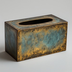 Boîte à mouchoirs en métal multifonctionnelle de haute qualité, fabriquée à la main, portable, durable, conçue pour une vie organisée, offrant un style moderne et simple - Product Image 6