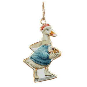 Usine nouveau modèle maison 3D métal cerf Statue suspendus Figurines Pâques suspendus décoration - Product Image 6