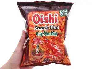 Oishi speciale snack piccante ai gamberetti 39g