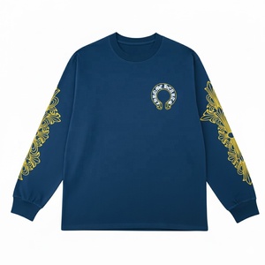 เสื้อฮู้ดผู้ชายแบบสวมใส่สบาย ทรงหลวม ปักลายพิมพ์ตามสั่ง แฟชั่นปี 2026 แขนยาว ผ้าถัก 100% คอตตอน สำหรับทั้งชายและหญิง - Product Image 5