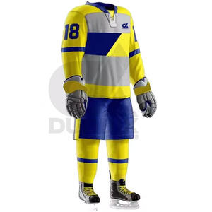 Uniforme de hockey sur glace pour hommes de haute qualité, personnalisable, nom de l'équipe OEM, vêtements de sport, fabrication au Pakistan, vente en gros - Product Image 4