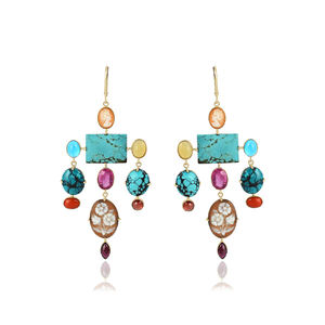 Pendientes de gota de Plata de Ley 925 más vendidos para mujer, amatista Africana clásica, múltiples piedras preciosas para fiesta o regalo - Product Image 6