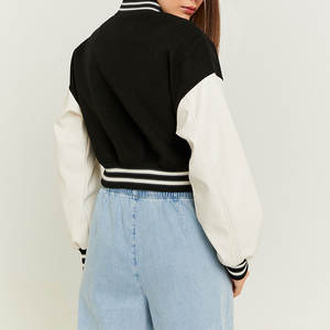 Nouvelle veste universitaire élégante pour femmes, style collage, respirante, avec couleurs personnalisées et doublure douce - Product Image 2