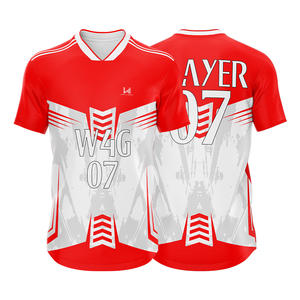 Camisetas de Fútbol Personalizadas Sublimadas para Hombre, 100% Poliéster, 180 g/m², Transpirables, Ecológicas, Antibacterianas, de Secado Rápido - Product Image 4