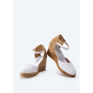 Satuna in edizione limitata espadrillas in tela con zeppa sandali eleganti in materiale di tela - Product Image 2