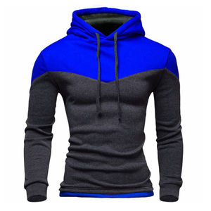 Sweatshirts à capuche décontractés pour hommes, coupe régulière, adolescents, broderie sur le devant, polaire anti-froissement, 100% coton, séchage rapide - Product Image 3