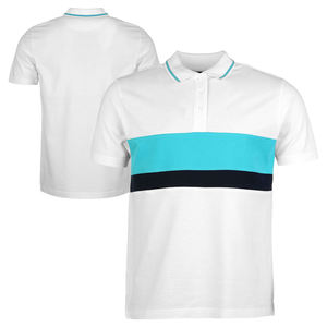 T-shirts polo à manches courtes personnalisés pour hommes en polyester respirant et en coton pour les sports d'été avec logo personnalisé Vente en gros - Product Image 4