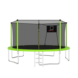 14FT Sports Fitness Trampoline with Enclosure Net Recreational Trampolines for Outdoor & Indoor Use brand new - Product Image 6