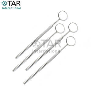 กระจกตรวจสอบฟันทันตกรรม #5ด้ามจับสแตนเลสเครื่องมือทันตกรรมจัดฟัน - Product Image 4