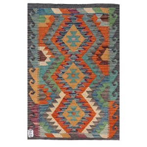 Tapis Kilim Maimana Afghanistan 118 x 78 cm, décoration murale - Product Image 1