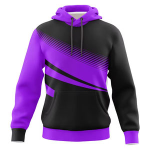 Sweats à capuche pour hommes en sublimation OEM en gros - Couleurs personnalisées du logo, 100% coton molletonné, léger, écologique, impression de haute qualité - Product Image 5