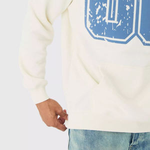 Drop Shoulder Pullover Hoodie Pour Hommes Streetwear 100% Organic 480 GSM Cotton Fleece Oversized Plus Size Men's Hoodie For Boys - Product Image 6