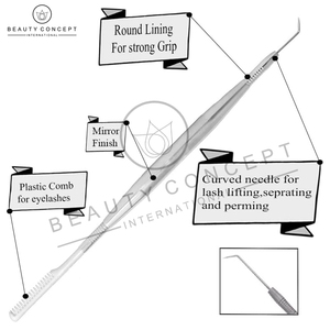 Wholesale Eco-Friendly Silver Stainless Steel Lash Lifting Tools Eye Lash Beauty Instruments from Pakistan <b>Liquid</b> Form - Product Image 4