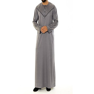Thobe brodé sur la poitrine personnalisé vente en gros Daffah fabricant quatre vêtements islamiques modernes de luxe saisonniers Thobe / Thawb - Product Image 3