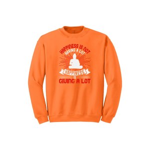 Sweat-shirt en coton mélangé Style décontracté Bouddha Thèmes Imprimer 12 Options de couleur 260-280 GSM Placement de conception personnalisable pour l'hiver - Product Image 5