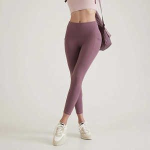 Venta al por mayor Cómodo Active-Wear Mujeres Leggings Yoga Pantalones Sostenible Premium Calidad Mujeres Yoga Leggings - Product Image 2