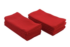 100% ensemble de serviettes en satin de coton à séchage rapide serviette en lin solide blanc tissé pour la maison hôtels restaurants utilisation durable de la cuisine - Product Image 5