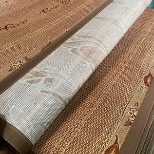 แผ่นรองนอนไม้ไผ่ธรรมชาติฤดูร้อนโรงแรมที่นอนท็อปเปอร์ประเภทเสื่อและแผ่นรอง - Product Image 3