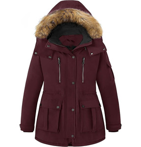 Fashion Forward Modern Women's Regular Solid Winter Puffer Jacket Breathable Woven Fabric Windproof Insulated Construction - Product Image 1