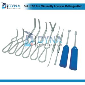 Set de 10 Piezas de Instrumentos Quirúrgicos para Cirugía Ortognática Mínimamente Invasiva, Instrumentos para Cirugía Maxilofacial con Certificación CE - Product Image 2