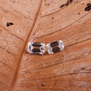 Par de Diamantes Cultivados en Laboratorio con Corte Esmeralda, Certificado IGI, VVS D, Diamantes Sueltos de Lujo para Fabricación de Pendientes al Mejor Precio - Product Image 4