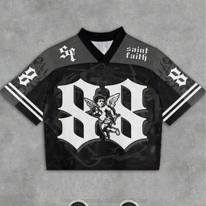 Maillot de football en maille style WC 2026, polyester épais, sublimation personnalisée, coupe ample, surdimensionné, anti-bactérien, respirant - Product Image 6