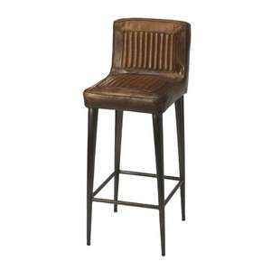 Black Coated Metal Bar <b>Stool</b> Wooden <b>Seat</b> Industrial Kitchen Dining Furniture for Cafe Home Outdoor Use Bra <b>Stool</b> - Product Image 4