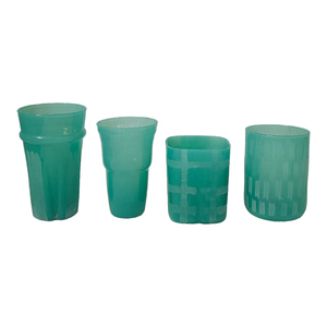 Vaso de Vidrio Verde Mar Personalizado e Innovador, Hecho a Mano, Multifuncional, Regalos de Navidad para el Hogar y la Cocina, Artículos de Bebida Personalizados - Product Image 4