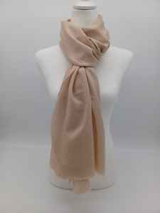 100% lana de Cachemira color personalizado bufanda de invierno de alta calidad bajo moq grande doble cara Color puro chal bufandas de mujer - Product Image 5