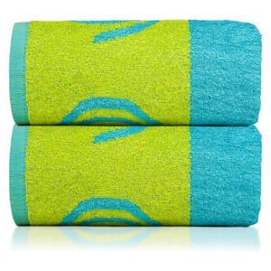 Fil de luxe personnalisé teint 100% coton Jacquard serviette de plage de haute qualité tissé séchage rapide utilisation quotidienne moderne imprimé animal - Product Image 2