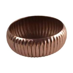 Qualité standard Meilleur design Bol à riz et à salade en métal Bol de service en métal massif ou décoration de la maison à bas prix - Product Image 4