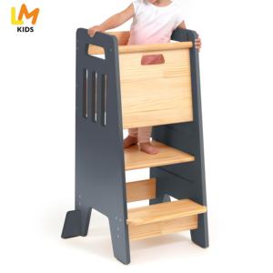 Tour d'apprentissage Montessori en bois antidérapant <span class=keywords><strong>pour</strong></span> tout-petits, aide <span class=keywords><strong>de</strong></span> cuisine, activités, marchepied <span class=keywords><strong>pour</strong></span> enfants - Product Image 1