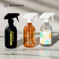 NOUVEAU! Nettoyant ménager en plastique PET Trigger Spray Bottle 500ml pour nettoyage multi-surfaces Spray désodorisant INNORHINO