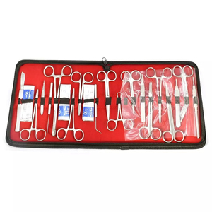 Juego de disección para estudiantes de 33 piezas, juego de cirugía intestinal Manual de laboratorio de anatomía, instrumentos quirúrgicos de Metal de acero inoxidable, electricidad - Product Image 4