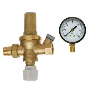 Unità di Riempimento Automatica HVAC ICMA 249 da 1/2'' con Valvola di Non Ritorno e Manometro - Product Image 1