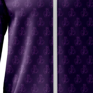 Chaqueta DE ARTE psicodélico personalizada de alta calidad, lona acolchada con cuello levantado y logotipo frontal, sublimación de alta calidad - Product Image 4