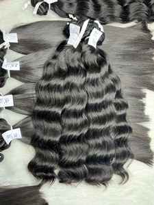 Pelucas Remy de doble estiramiento de cabello vietnamita ondulado natural camboyano 100% y paquetes de trama de piel a precio mayorista - Product Image 4