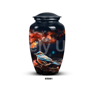 Beautiful Sparrow Bird Cremation Urn for Adult Human Ashes Decorative Large Funeral Urn With Free <b>Velvet</b> <b>Bag</b> - Product Image 5