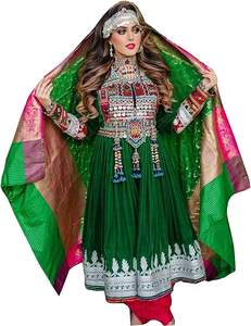 Banjara Tribal ethnique vintage, robe traditionnelle de fête Kuchi d'oman/Pakistan, nouvel arrivage 2023 - Product Image 4