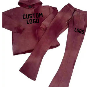 Chándales de Invierno para Hombre con Cierre, Diseño de Color Único, Lavado Ácido, 100% Poliéster, Felpa Vintage, Talla Grande, Ecológicos y Lavables - Product Image 6