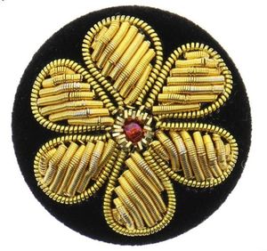 Broche de Arcoíris de Moda, Hermoso y de la Mejor Calidad, Nuevo Diseño # 0336 Broches de encaje bordado con hilo de bullion, tela al por mayor, precio bajo - Product Image 3
